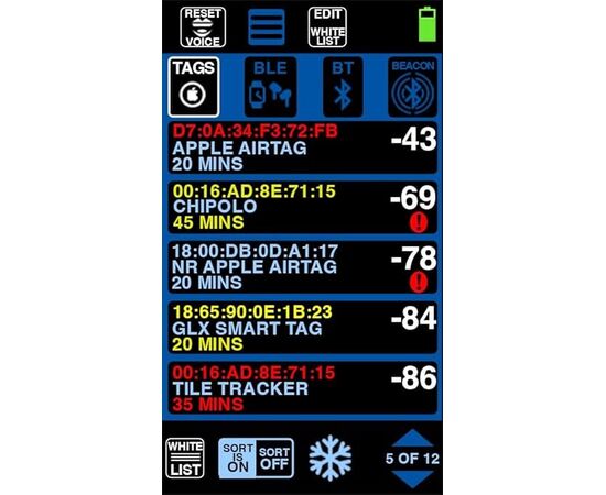 BlueSleuth-PRO. Локатор Bluetooth и BLE устройств цена, купить в Украине фото 5